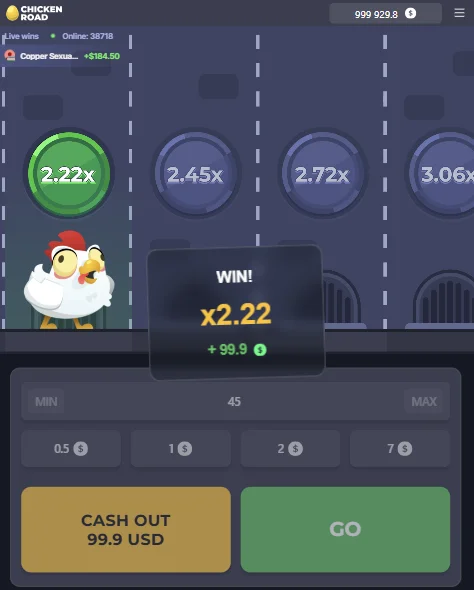 Chicken Road aplikacija
